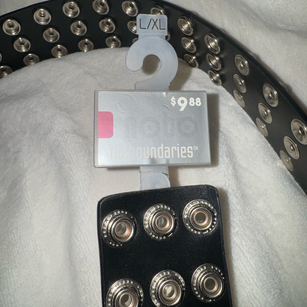No boundaries black snap button belt - Picture 4 of 6